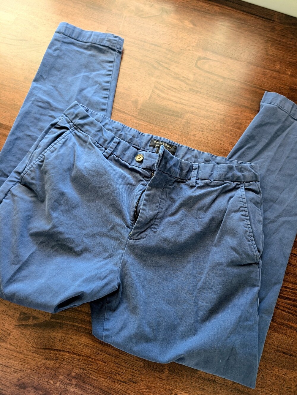 Banana Republic Men's Navy Blue Chinos